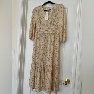 Petallush Floral Midi Dress - S